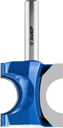 ЗУБР 34.9 x 35 мм, радиус 9.5 мм, фреза полустержневая, Профессионал (28723-34.9) купить в Новом Уренгое