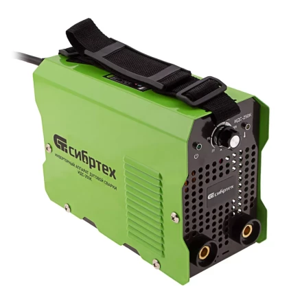 Инверторный аппарат дуговой сварки ИДС-250K, 250 А, ПВ 80%, диаметр электрода 1,6-5 мм Сибртех 94396 купить в Новом Уренгое