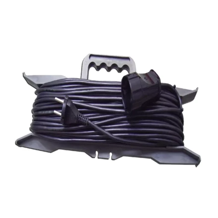 Сварочный удлинитель силовой 20м на рамке GLANZEN штепс. Гнездо ПВС 2*2,5 20м ER-20-010 купить в Новом Уренгое