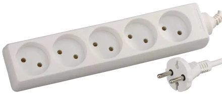 Удлинитель СВЕТОЗАР электрический, 5 гнезд, 5м SV-55050-5 купить в Новом Уренгое