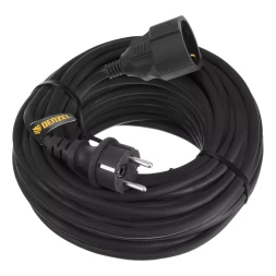 Удлинитель-шнур силовой Denzel Top Series 37420, КГТТ, 20м, 1 розетка, 3 x 1,5 мм, 3 м