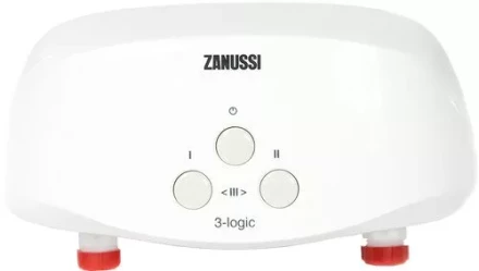 Водонагреватель проточный ZANUSSI 3-logic 55 TS душ и кран купить в Новом Уренгое