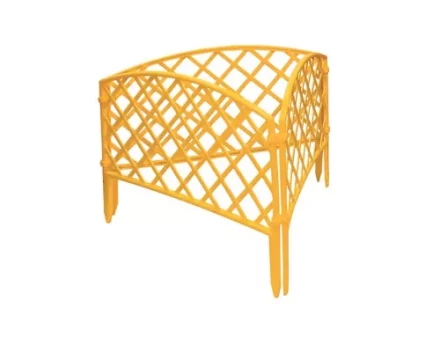 Забор декоративный &quot;Плетенка&quot; 24 х 320 см желтый Россия 65001 купить в Новом Уренгое