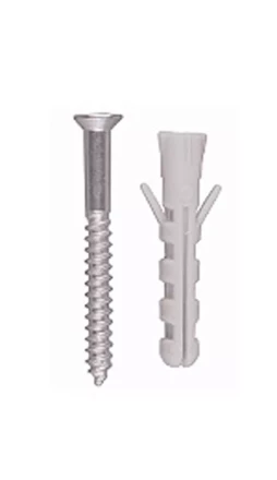 Дюбеля с шурупами, 8x40мм / 5х45мм, 10шт 3066-45-8 купить в Новом Уренгое