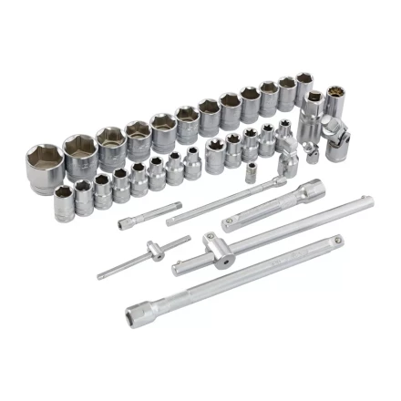 Набор инструментов 101 предмет, 120 зубьев, CrV, 1/4&quot;, 1/2&quot; Gross 14151 купить в Новом Уренгое