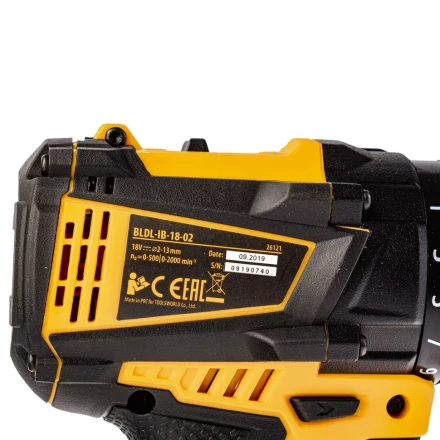 Дрель-шуруповерт аккумуляторная BLDL-IB-18-02 Denzel 26121 купить в Новом Уренгое