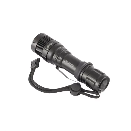 Фонарь 3 W CREE LED зум 3 режима 100% - 50% - стробоскоп клипса ремешок 160 Лм 200 м 3хААА Stern 90582 купить в Новом Уренгое