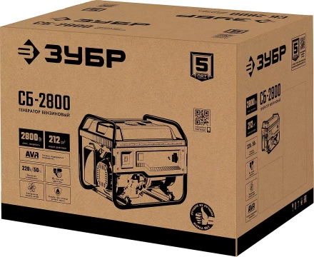 ЗУБР 2800 Вт, бензиновый генератор (СБ-2800) купить в Новом Уренгое