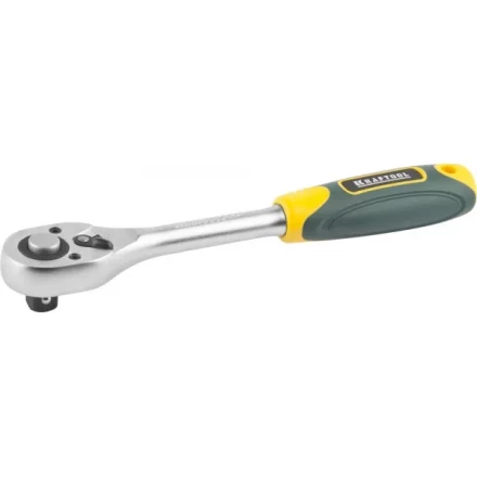 Трещотка для торцовых головок KRAFTOOL &quot;EXPERT&quot;, Сr-V сталь, 72 зубца, 1/2&quot; 27791-1/2_z02 купить в Новом Уренгое