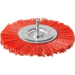 ЗУБР "ПРОФЕССИОНАЛ". Щетка дисковая для дрели, нейлоновая проволока с абразивным покрытием, 125мм 35161-125_z02