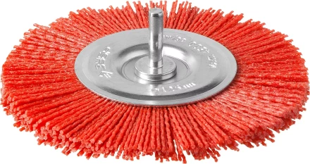 ЗУБР &quot;ПРОФЕССИОНАЛ&quot;. Щетка дисковая для дрели, нейлоновая проволока с абразивным покрытием, 125мм 35161-125_z02 купить в Новом Уренгое