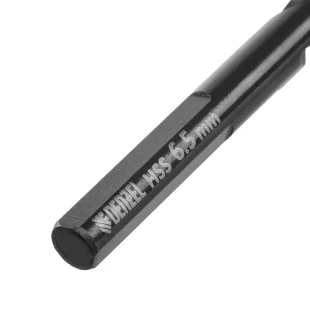 Сверло по металлу, 6,5 мм, HSS-Tin, Golden Tip, 10 шт. Denzel 717216 купить в Новом Уренгое