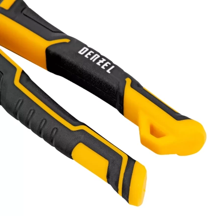 Ножницы по металлу Denzel, 270 мм, прямой и левый рез, сталь-СrMo, трехкомпонентные рукоятки, 78372 купить в Новом Уренгое
