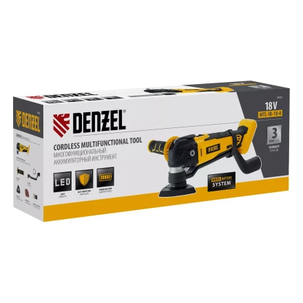 Многофункциональный инструмент аккумуляторный Denzel MTL-IB-18-0, Li-Ion, 18 В 28402 купить в Новом Уренгое