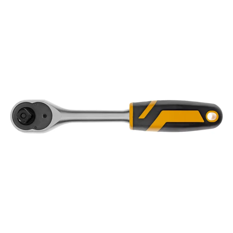Ключ-трещотка 1/2" Denzel 14033, 90 зубьев, с быстрым сбросом, CrV купить в Новом Уренгое