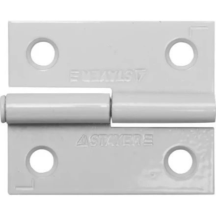 Петля дверная STAYER &quot;MASTER&quot; разъемная, цвет белый, левая, 50мм 37613-50-2L купить в Новом Уренгое