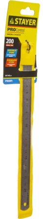 Линейка STAYER "PROFI" нержавеющая, двухсторонняя гравированная шкала, 0,2м 3427-020_z01 купить в Новом Уренгое