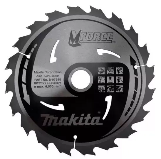 Диск пильный Makita M-Force, 190х30х2мм, 12 зуб, для дерева B-31245 купить в Новом Уренгое