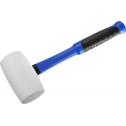 Киянка ЗУБР &quot;ПРОФЕССИОНАЛ&quot; резиновая белая, с фиберглассовой ручкой, 900г 20531-900_z02 купить в Новом Уренгое