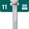 Ключи комбинированные KRAFTOOL, Cr-V, DIN 3113 27079-11 купить в Новом Уренгое
