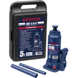 Домкрат бутылочный в кейсе Кратон HBJ-5.0-K 2 30 01 004 купить в Новом Уренгое