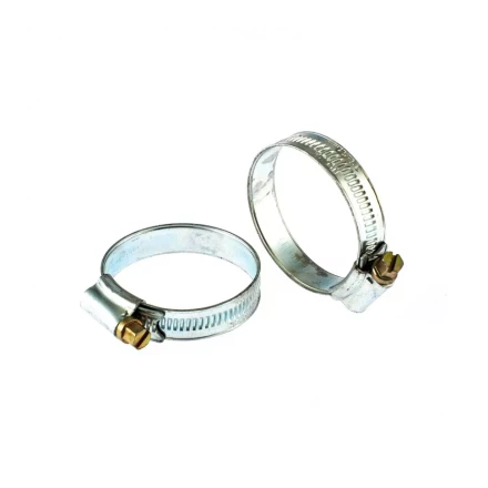 Хомуты металлические червячные 35-51 мм ширина 12 мм английский тип W1 2 шт Сибртех 47669 купить в Новом Уренгое