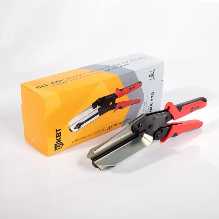 Ножницы для резки пластмассовых коробов, кабель-каналов, полимерных труб и резиновых профилей КВТ НКК-110 «Пеликан» (79823) купить в Новом Уренгое