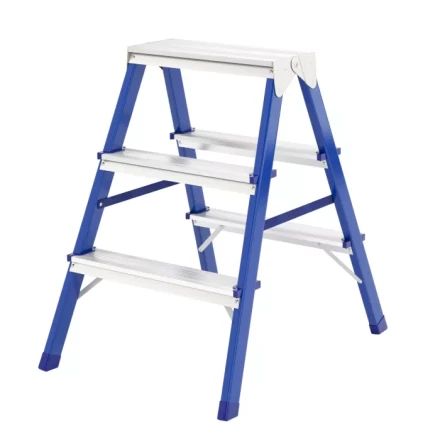 Стремянка двусторонняя 3 ступени стальная Сибртех 97933 купить в Новом Уренгое