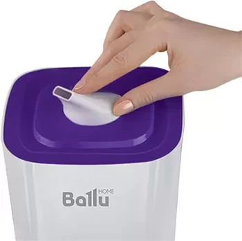 Увлажнитель ультразвуковой BALLU UHB-205 белый/фиолетовый купить в Новом Уренгое