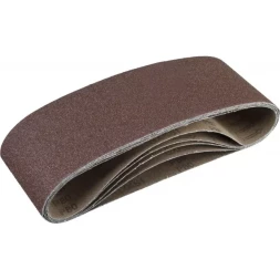 Лента шлифовальная бесконечная ЗУБР "СТАНДАРТ" на тканевой основе, для ЛШМ, P80, 100х610мм, 5 шт 35343-080