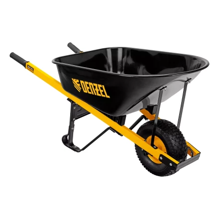 Тачка садово-строительная усиленная DENZEL 68999 одноколесная купить в Новом Уренгое