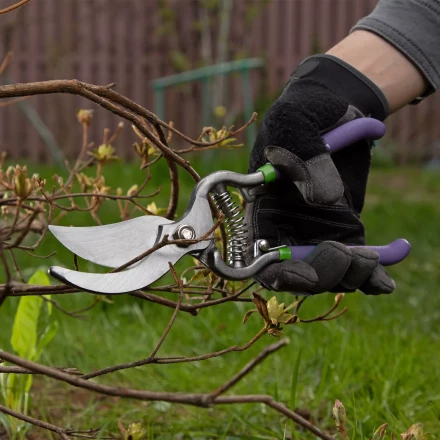 Секатор прямого реза Palisad, 255 мм, цельнокованый, металлические обрезиненные рукоятки, 60467 купить в Новом Уренгое