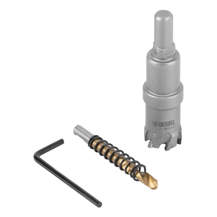 Коронка по металлу твердосплавная, 21 мм Denzel 724003 купить в Новом Уренгое