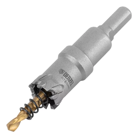 Коронка по металлу твердосплавная, 21 мм Denzel 724003 купить в Новом Уренгое