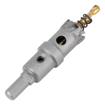 Коронка по металлу твердосплавная, 21 мм Denzel 724003 купить в Новом Уренгое