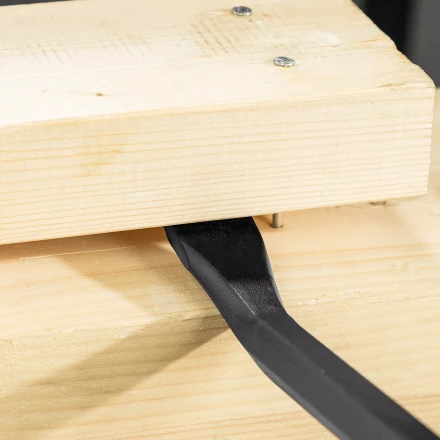 Лом-гвоздодер, Denzel 450 мм, шестигранный 16 мм, окрашенный, сталь 65, 25202 купить в Новом Уренгое