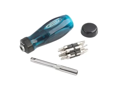 Отвертка реверсивная с удлинителем, трещотка 72 зуба, 12 шт, сталь S2 Gross 11603 купить в Новом Уренгое