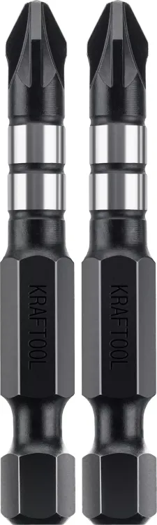 Биты для ударных шуруповертов KRAFTOOL Impact Pro PZ 26193-2-50-S2 купить в Новом Уренгое