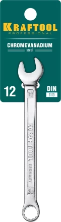 Ключи комбинированные KRAFTOOL, Cr-V, DIN 3113 27079-12 купить в Новом Уренгое