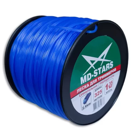 Леска для триммера HEPTAGON LINE (семиугольник) катушка 1,35кг 3.3MMX172M купить в Новом Уренгое