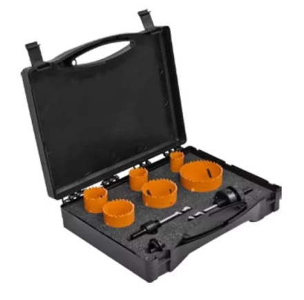 Набор коронок универсальных биметаллических Кратон 6 шт. 1 04 01 002 купить в Новом Уренгое