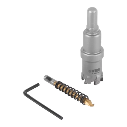 Коронка по металлу твердосплавная, 22 мм Denzel 724004 купить в Новом Уренгое