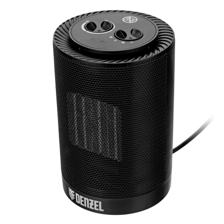 Тепловентилятор керамический Denzel DTFC-1200S, вращение, 3 реж., вент., нагрев 600/1200 Вт 96411 купить в Новом Уренгое