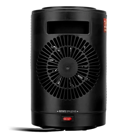 Тепловентилятор керамический Denzel DTFC-1200S, вращение, 3 реж., вент., нагрев 600/1200 Вт 96411 купить в Новом Уренгое