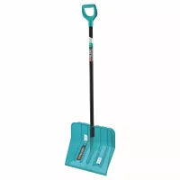 Лопата для уборки снега поликарбонат Palisad 61690, 460х400х1400 мм, алюминиевый черенок, LUXE