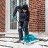 Лопата для уборки снега поликарбонат Palisad 61690, 460х400х1400 мм, алюминиевый черенок, LUXE купить в Новом Уренгое