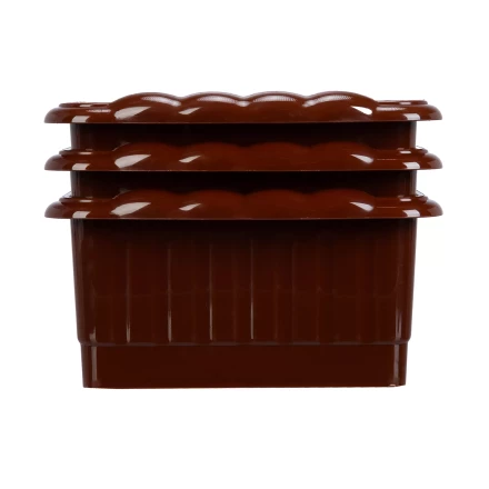 Поддон для рассады Palisad 322х166х82 мм, пластиковый, 3 шт, под 8 горшочков 250 мл., 643442 купить в Новом Уренгое