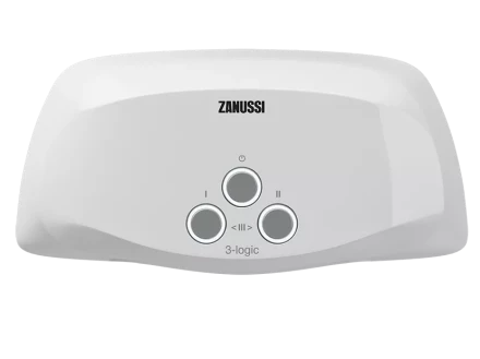 Водонагреватель проточный ZANUSSI 3-logic 6.5 TS душ и кран купить в Новом Уренгое