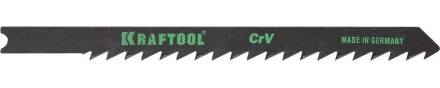 Полотна KRAFTOOL, U144D, для эл/лобзика, Cr-V, по дереву, ДВП, ДСП, быстрый рез, US-хвост., шаг 4мм, 75мм, 2шт 159621-4 купить в Новом Уренгое