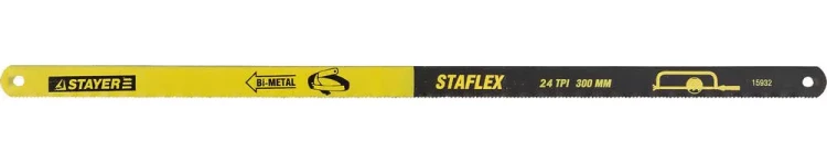 Полотно STAYER "PROFI" "STAYER-FLEX" по металлу, биметаллическое, 18TPI, 300 мм, 10 шт 15931-S10 купить в Новом Уренгое